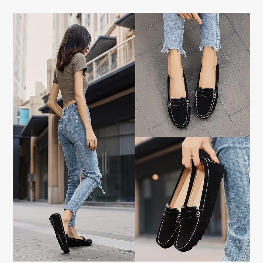 Chic Black Women's Loafers